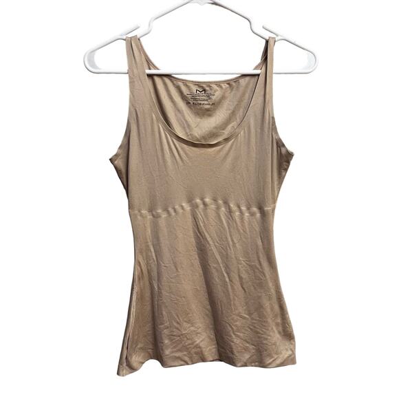 Maidenform Power Players Shapewear Firm Control Shaping Cami Beige Cream Medium - Picture 1 of 7